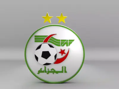 Algeria National Soccer Team Logo 3D model