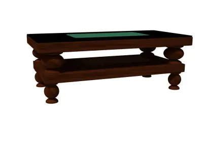 A wooden Coffee Table 3D model