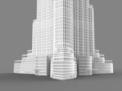 Burj Khalifa  3D model