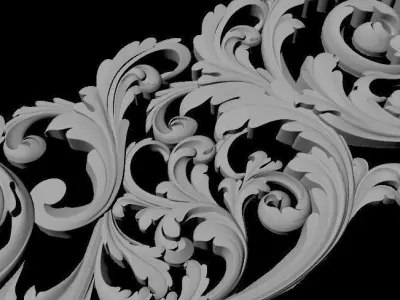 dekor ornament 3D model 21
