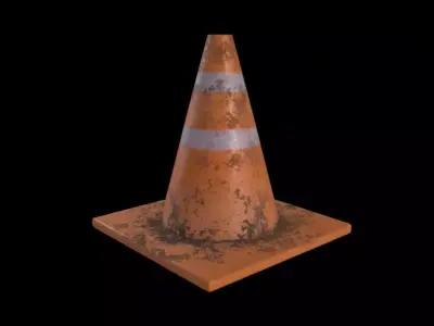 Traffic Cone 3D model