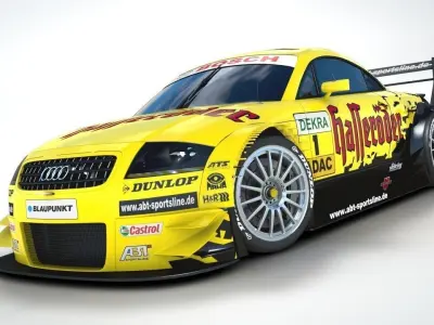 Audi TT-R DTM 2003 - Hasseroeder 3D model