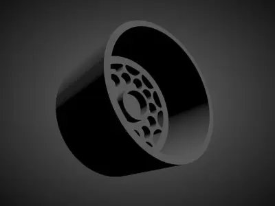 Rotiform HVN scalable and Printable rim 3D print model