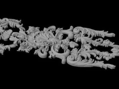 dekor ornament 3D model 22