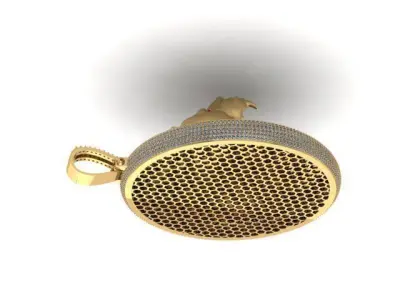shine with the lion  charm 3D model