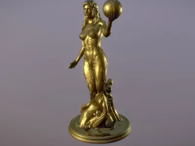 Estatua diosa Gaia o Gea - Mother Earth 3D print model