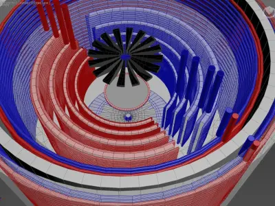 Super Charged Electrolytic System - Cooling and Heating Concept 3D print model