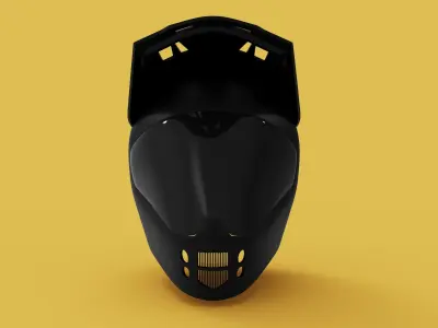 Motorcycle Riding Helmet 3D model