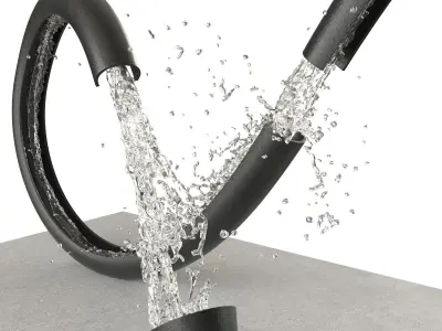 Infinite Water Fountain 3D model