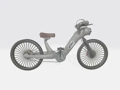 Bike Concept Low-poly 3D model