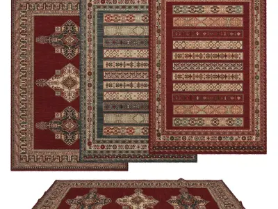 Rugs No 420 Low-poly 3D model