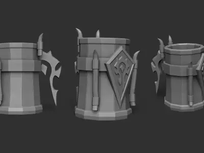 World of Warcraft Horde - Mug - Printable 3D print model