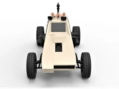 Dune buggy from movie Megaforce 1982 Scale 1 to 24 3D print model