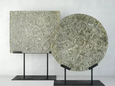 Garden Stepping Stones 3D model