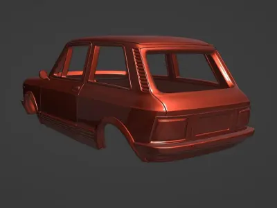 Autobianchi A112 2 versions 3D print model