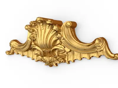 Classic carved decor ornament 510 3D print model