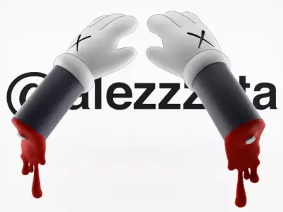 Kaws Bloody Hands Companion for Print 3D print model