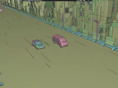 Highway Runs - DSZarts 3D model