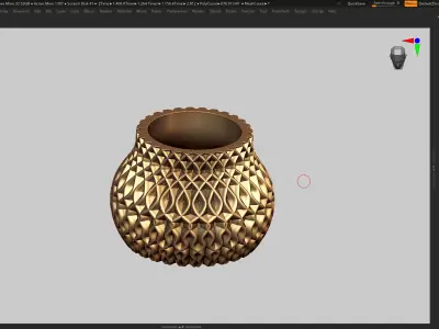 vase 3d print 387  3D print model