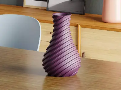 Flower vase 15 3D print model