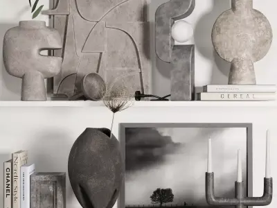 Decorative set 20 101cph 3D model