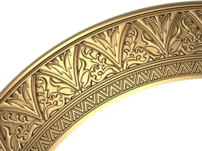 Carved Picture Frame 3D model 38