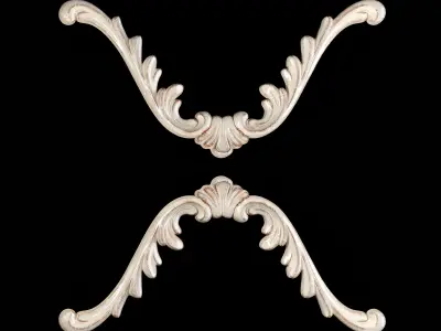 Classic carved 099 3D model