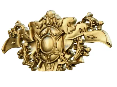 classic decor ornament 05  3D model