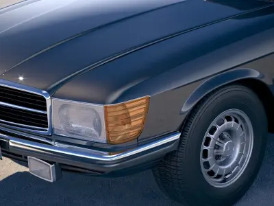 Mercedes SLC c107 1981 3D model