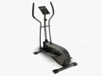 Gym Equipments Low-poly 3D model