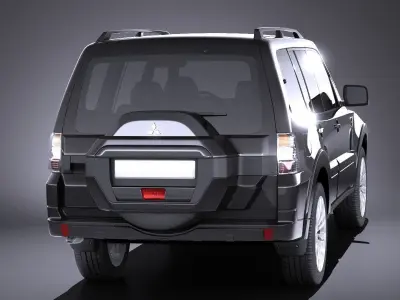 Mitsubishi Pajero Full 2015 VRAY 3D model