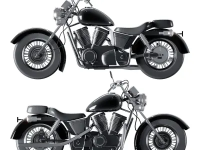 Honda Shadow 3D model