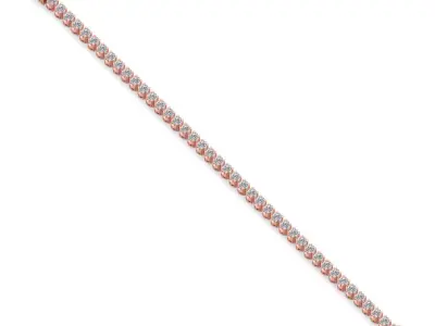 Tennis Bracelet 3dm stl renders images details 3D print model 3D print model
