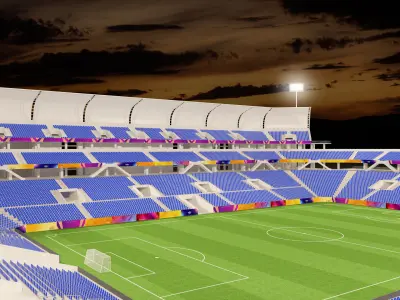 Soccer Stadium 3D model order
