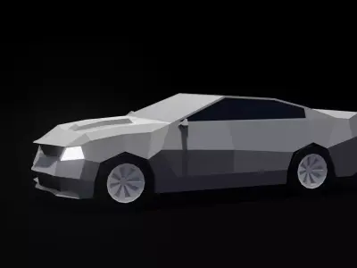 lowpoly car Low-poly 3D model buy