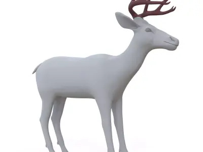 deer BLENDER MODEL 3D model