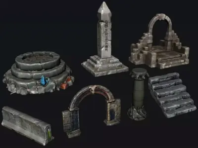 Stone Architecture  3D model