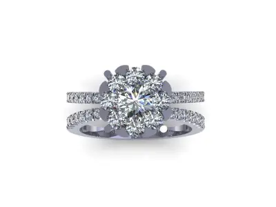 Woman Wedding Ring 273 3D print model