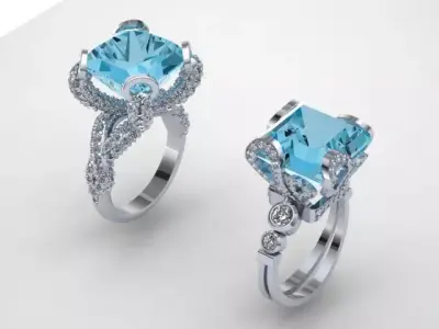 Design ring 3D print model