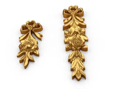 Classic decor ornament 70 3D model