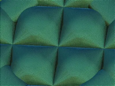 3D WALLPANEL 600MM x 600MM 3D model