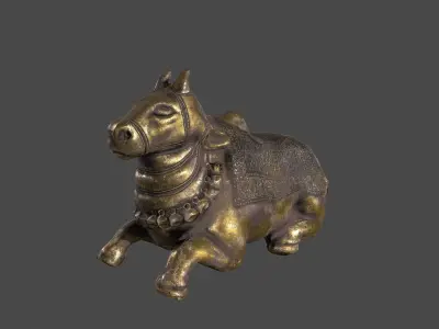 Nandi bull Free low-poly 3D model