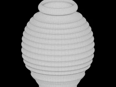 Vase23 terracotta vase 3D model