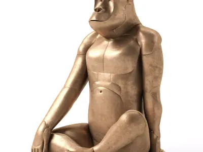 Gorille de Surete 3D model