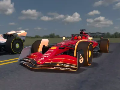 Car  formula 1 3D model