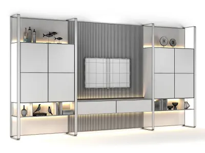 TV group by Igor Franch 3D model