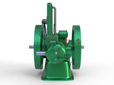 Fairbanks - Morse ZC-208 12 HP Engine 3D model