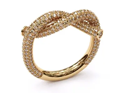 Luxury Fancy Ring 3D print model