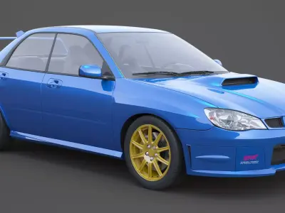 Subaru Impreza WRX STI 3D model