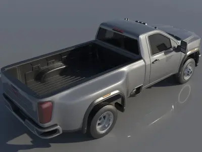 GMC Sierra 3500HD Regular Cab - 2022 3D print model